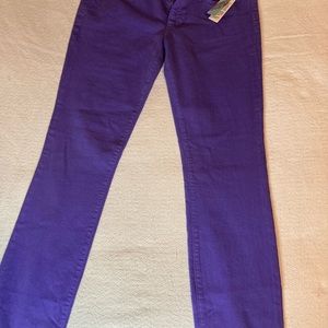 Purple women pants size 28